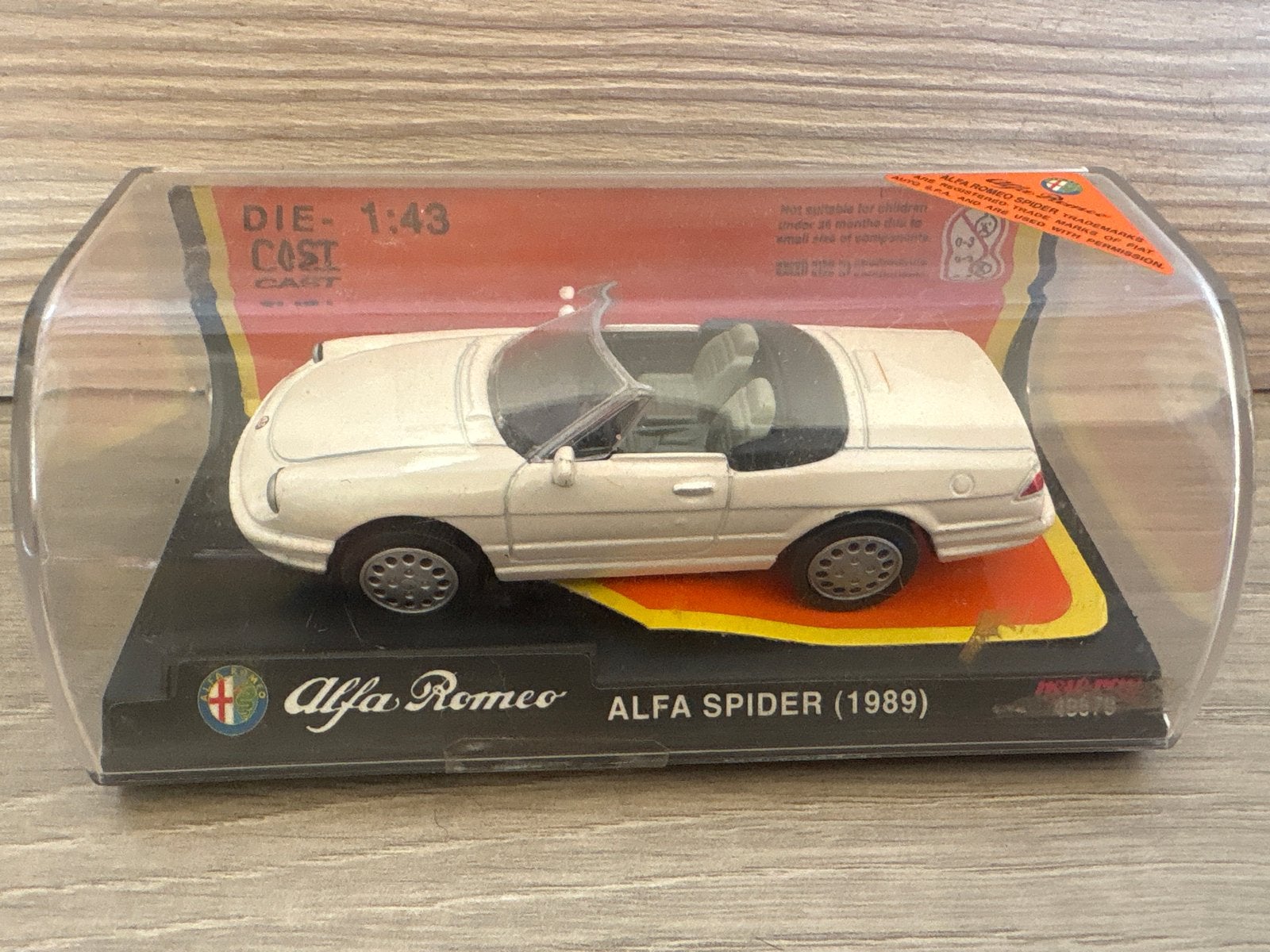 Alfa Romeo Spider (1989) 1:43 - NewRay Open Top, Verzenden, Nieuw, Auto, Overige merken