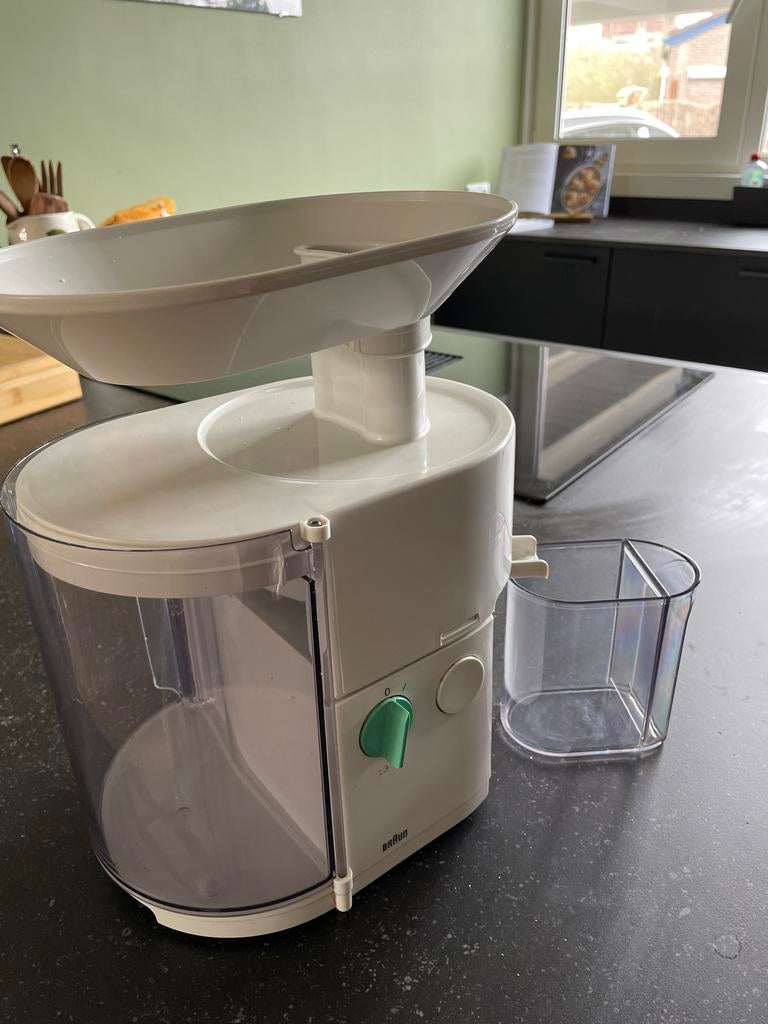 Braun sapcentrifuge - Perfect voor vers sap, Witgoed en Apparatuur, 1 tot 2 liter, Ophalen, Gebruikt, 2 snelheden