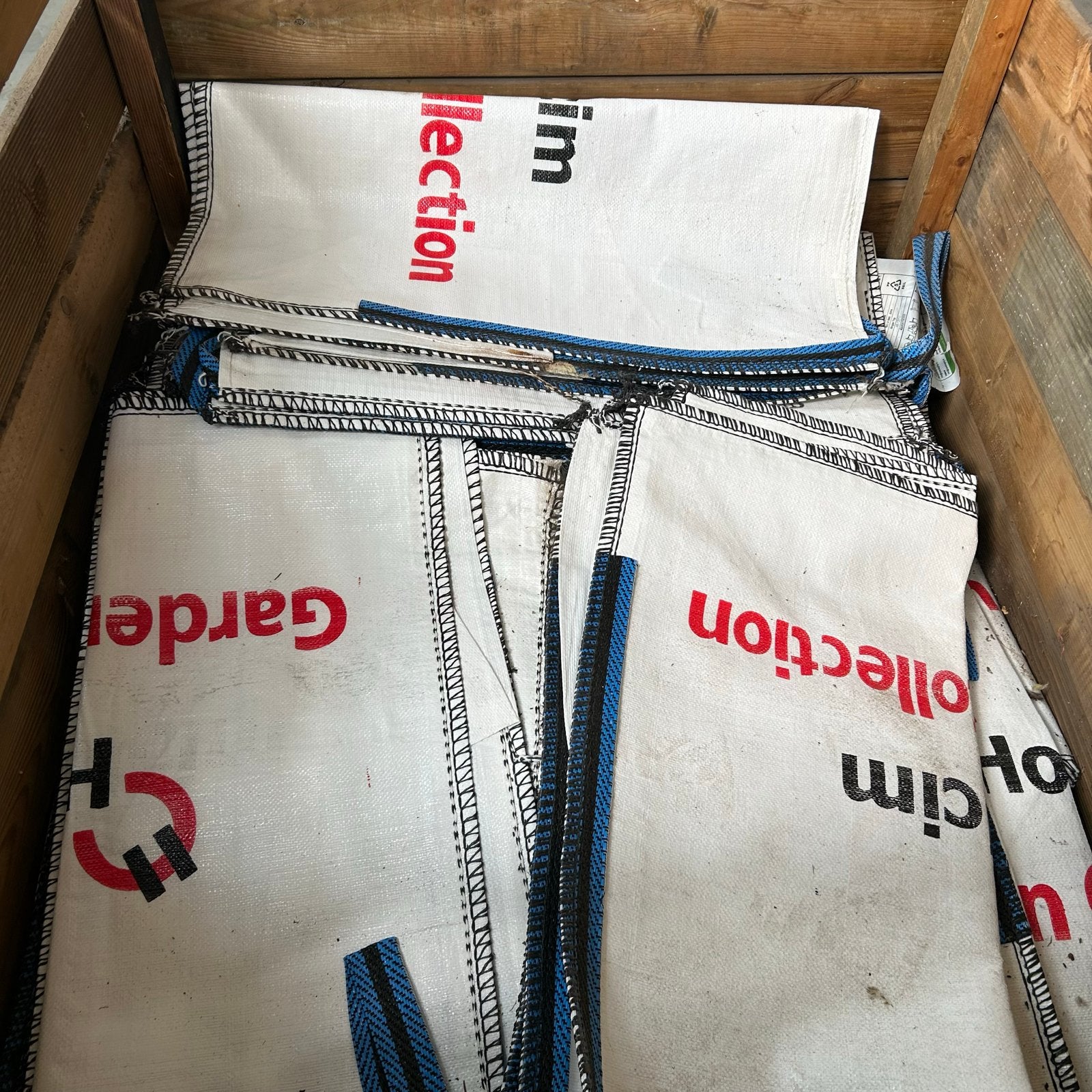 Big Bags - Halve Kuub - Tuin, zand, grind zakken, Doe-het-zelf en Verbouw, Kratten en Dozen, Ophalen, 100 cm of meer, 60 cm of meer