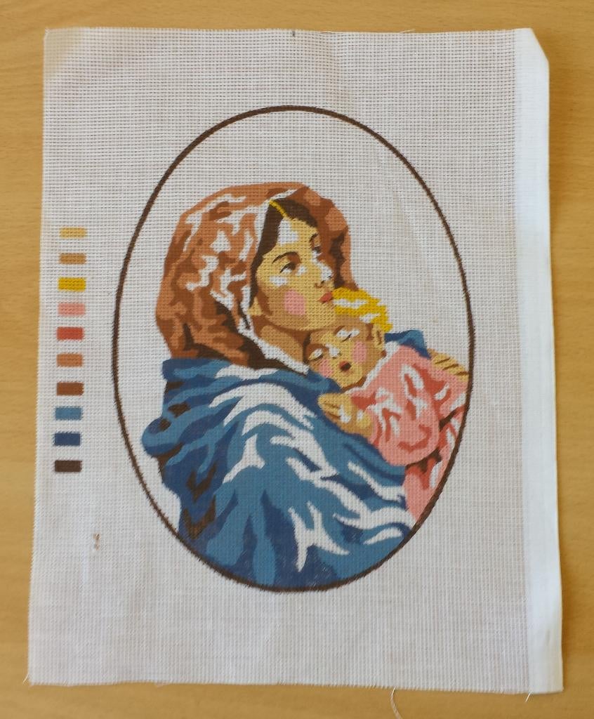 Stramien Maria met Kind, Hobby en Vrije tijd, Patroon, Nieuw, Ophalen of Verzenden, Nvt
