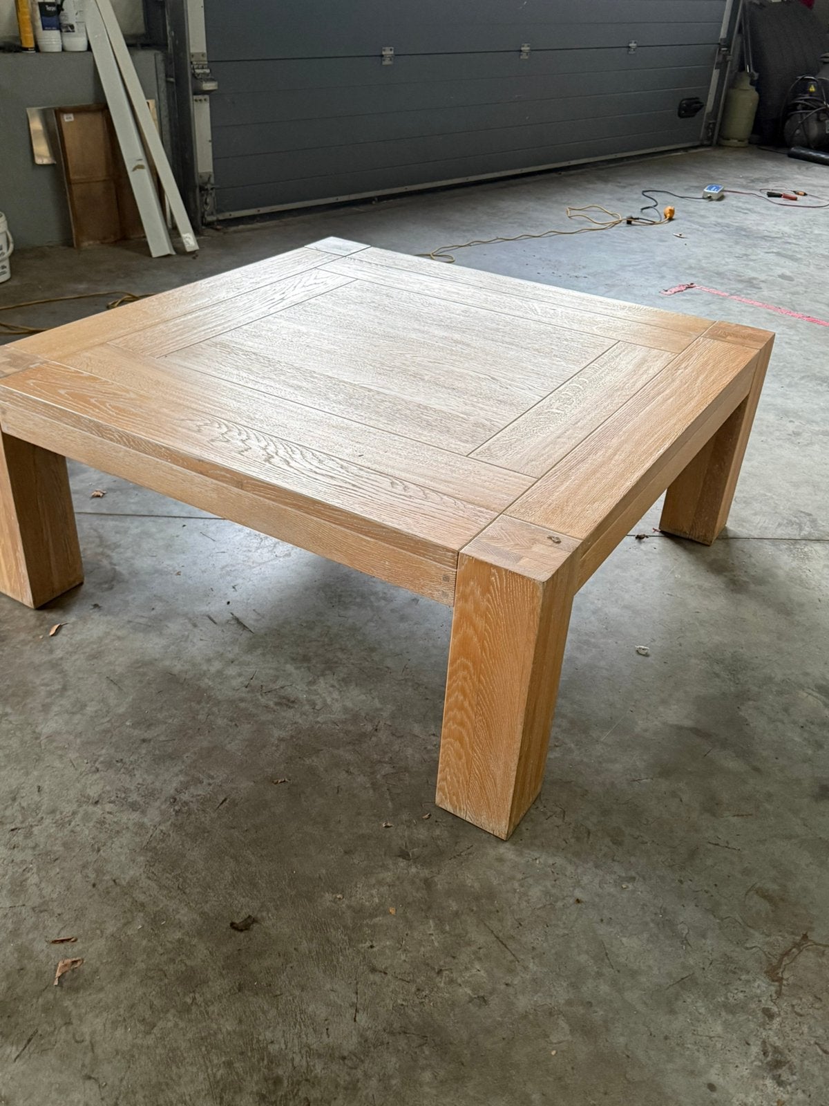 Massief eiken Tafel in zeer goede staat, Ophalen, Zo goed als nieuw, 100 tot 150 cm, 100 tot 150 cm