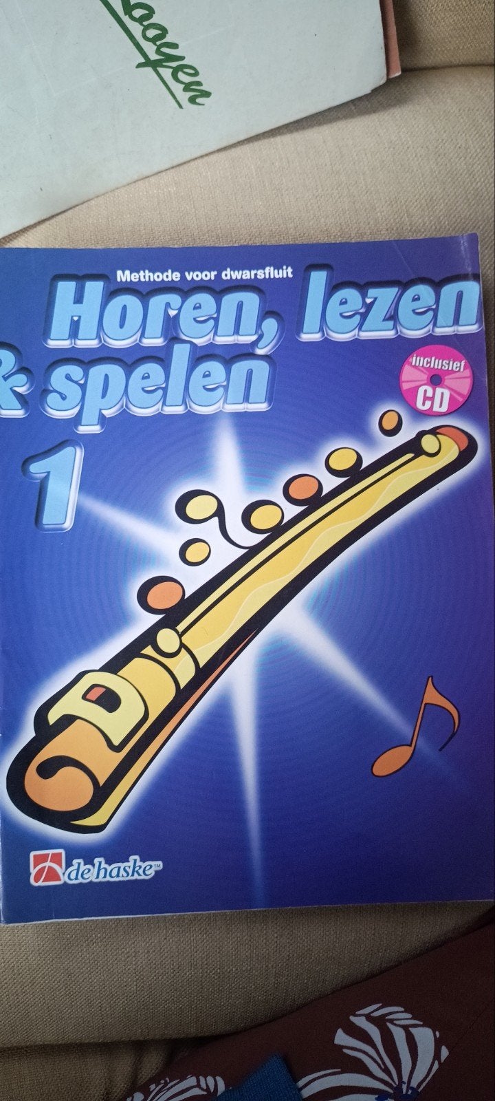 Horen, Lezen & Spelen 1 - Methode v. dwarsfluit (met/zonde, Boeken, Ophalen of Verzenden, Gelezen, Instrument, Bert Aalders, Jos Boerland, Joop Boerstoel e.a.