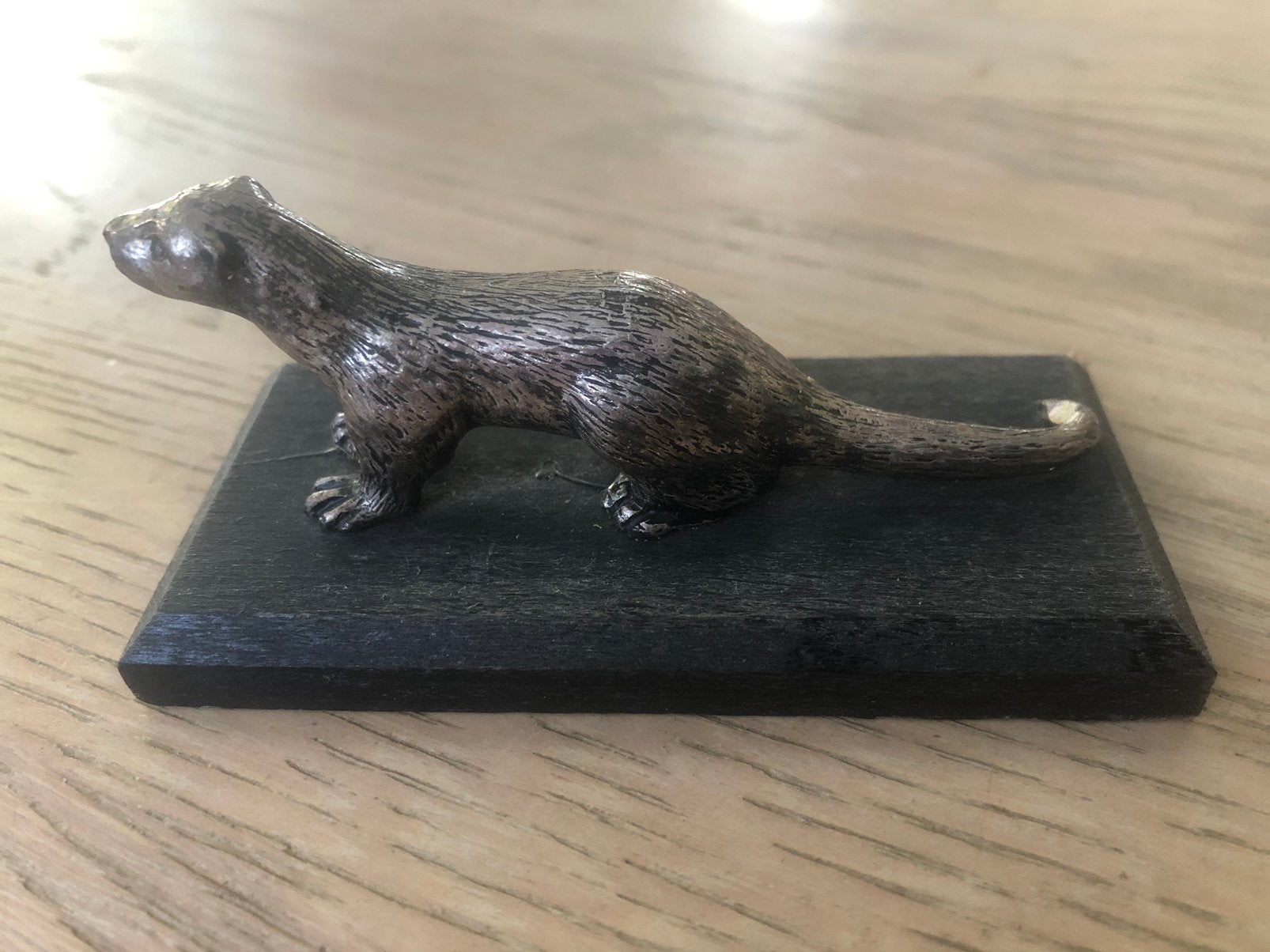 Verzilverde beeldjes van Wereld Natuur Fonds Otter, Ophalen of Verzenden, Zo goed als nieuw, Dier