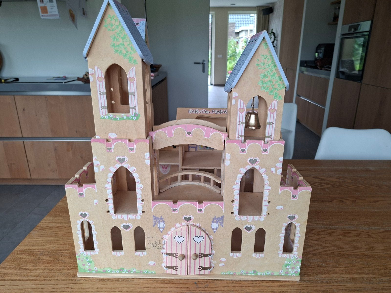 Kidkraft Poppenhuis Kasteel (niet compleet), Ophalen, Gebruikt, Poppenhuis