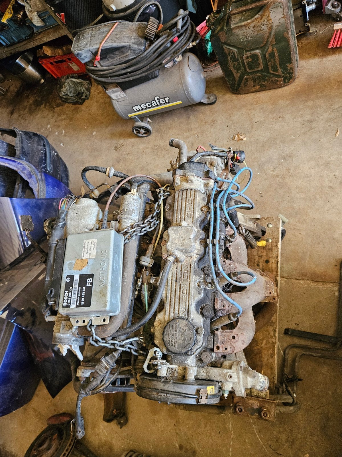c20ne motoren, Ophalen
