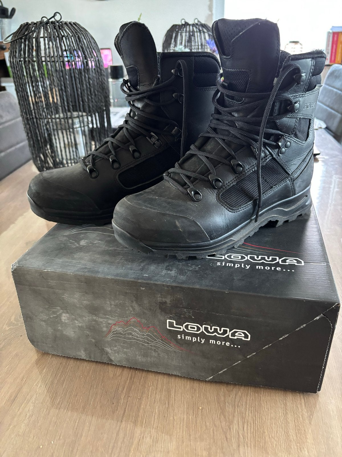 Lowa Evo N Gevechtslaars C3 GTX - W4 - Zwart, maat 40, Ophalen of Verzenden, Zo goed als nieuw, Zwart, Boots