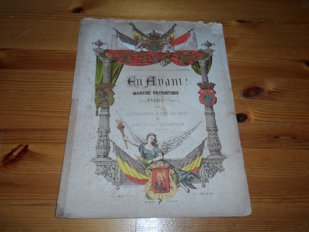 En avant - jacob van artevelde, Gebruikt, Ophalen of Verzenden, Artiest of Componist, Piano