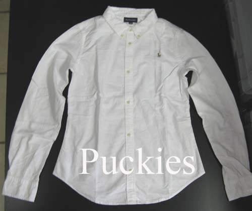 Witte Ralph Lauren meisjes oxford blouse maat 152 *NIEUW*, Meisje, Overhemd of Blouse, Nieuw, Ophalen of Verzenden