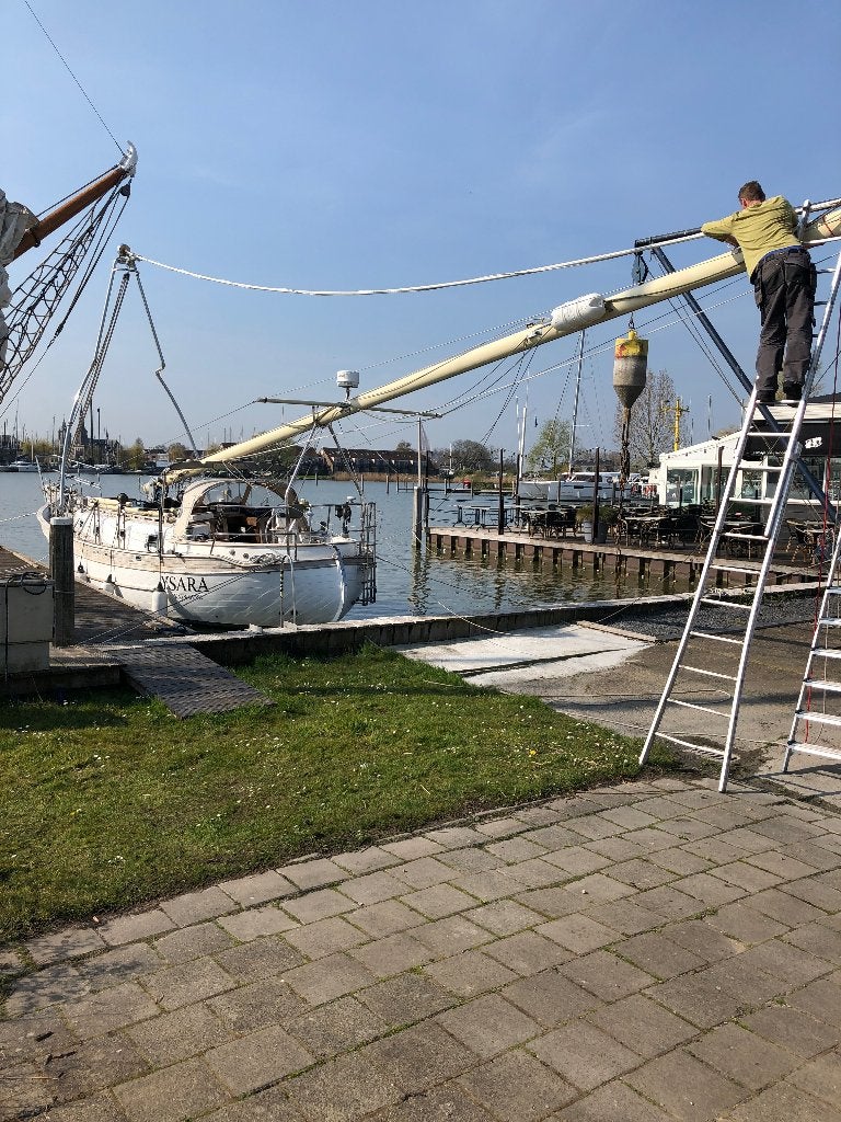Mast strijk installatie 35  ft zeiljacht, Watersport en Boten, Ophalen, Overige materialen, Overige brandstoffen, Tourjacht of cruiser