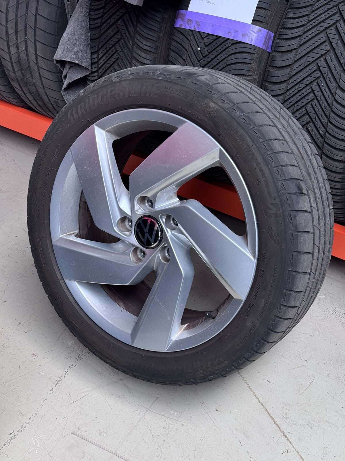 Zomerset 17 inch Volkswagen Golf 8 5x112 225/45R17, Auto-onderdelen, Banden en Velgen, Ophalen, Gebruikt, Banden en Velgen, 17 inch