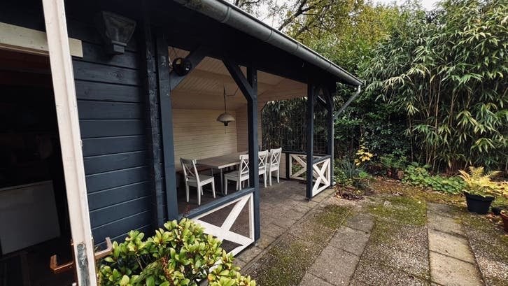 Houten tuinhuis 7x3, Ophalen, Zo goed als nieuw