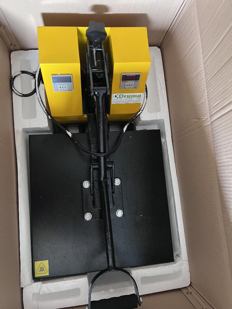Professionele hittepers 38x38, werkt perfect, Ophalen, Zo goed als nieuw, Machine, Overige merken