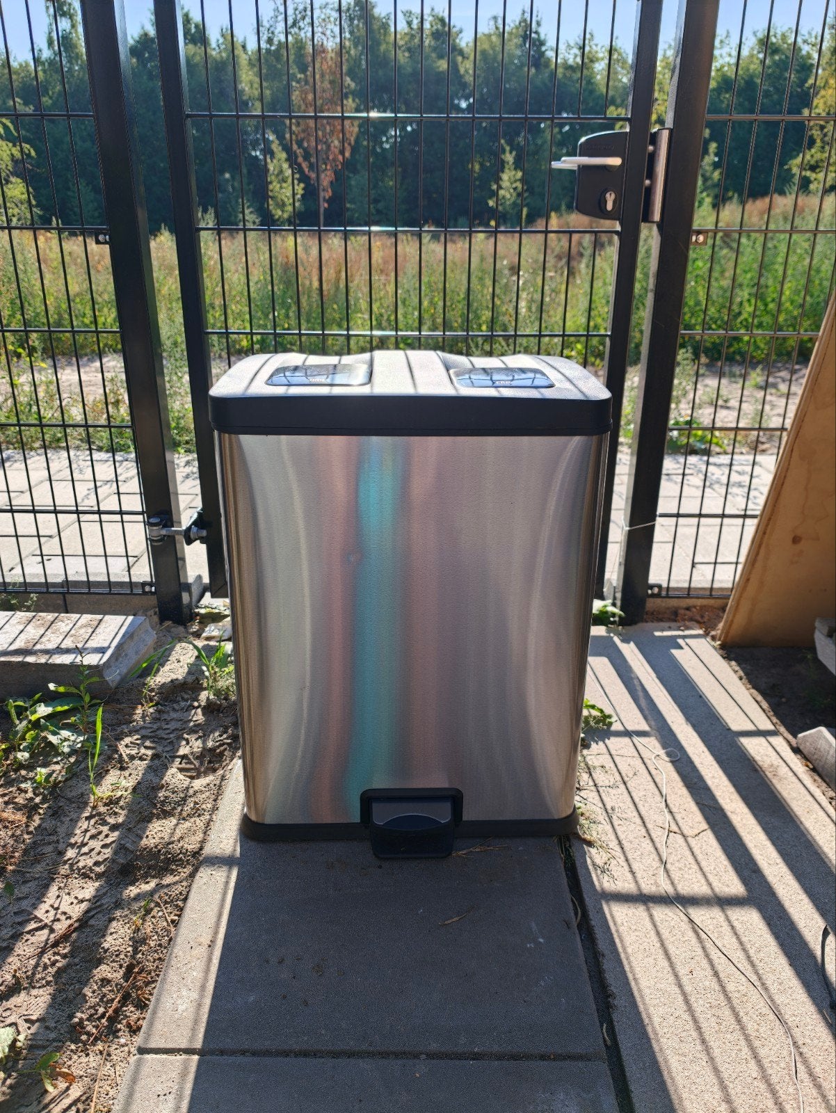 EKO Rejoice 30 + 30 liter prullenbak, Ophalen, 50 – 75, Gebruikt, Met pedaal