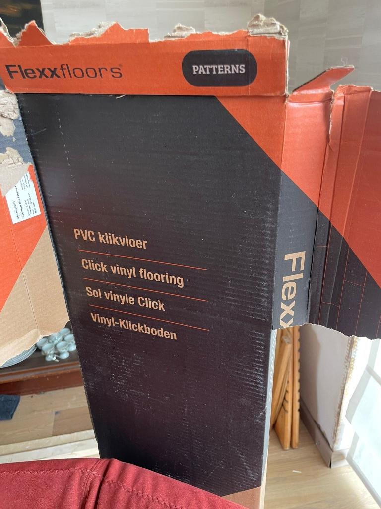 restant vloer pvc klikvloer, Ophalen, Nieuw