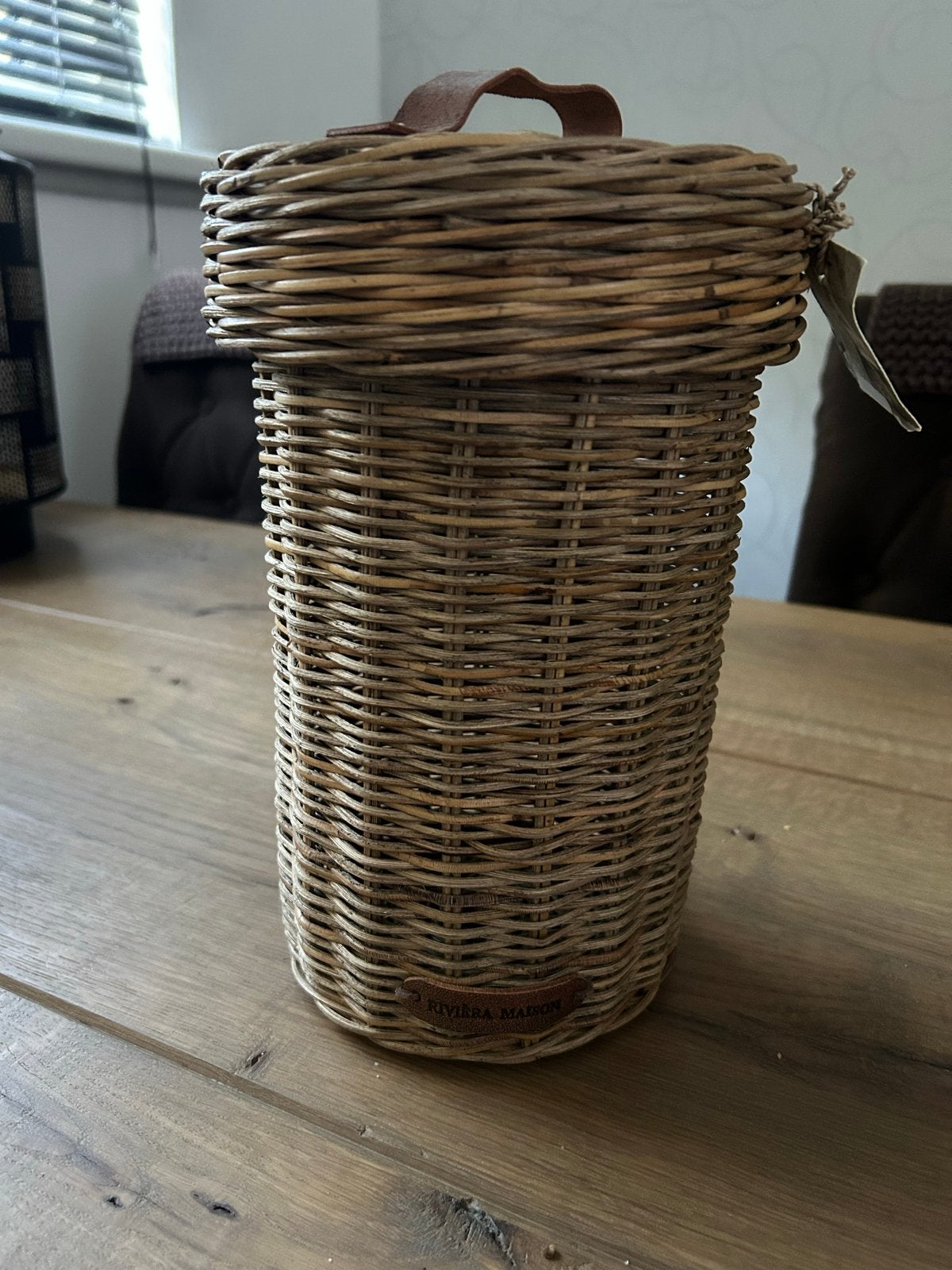 Riviera Maison Rieten Beschuitmand, Huis en Inrichting, Nieuw, Ophalen of Verzenden, Landelijk, Natuurlijk materiaal