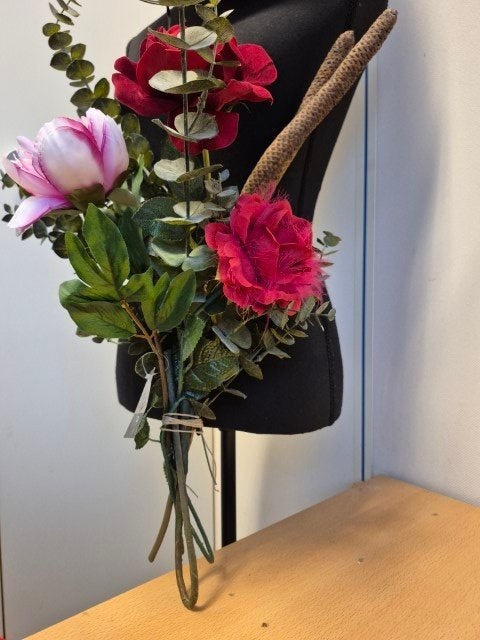Kunstbloemen boeket divers, Overige materialen, Nieuw, Ophalen of Verzenden, Boeket
