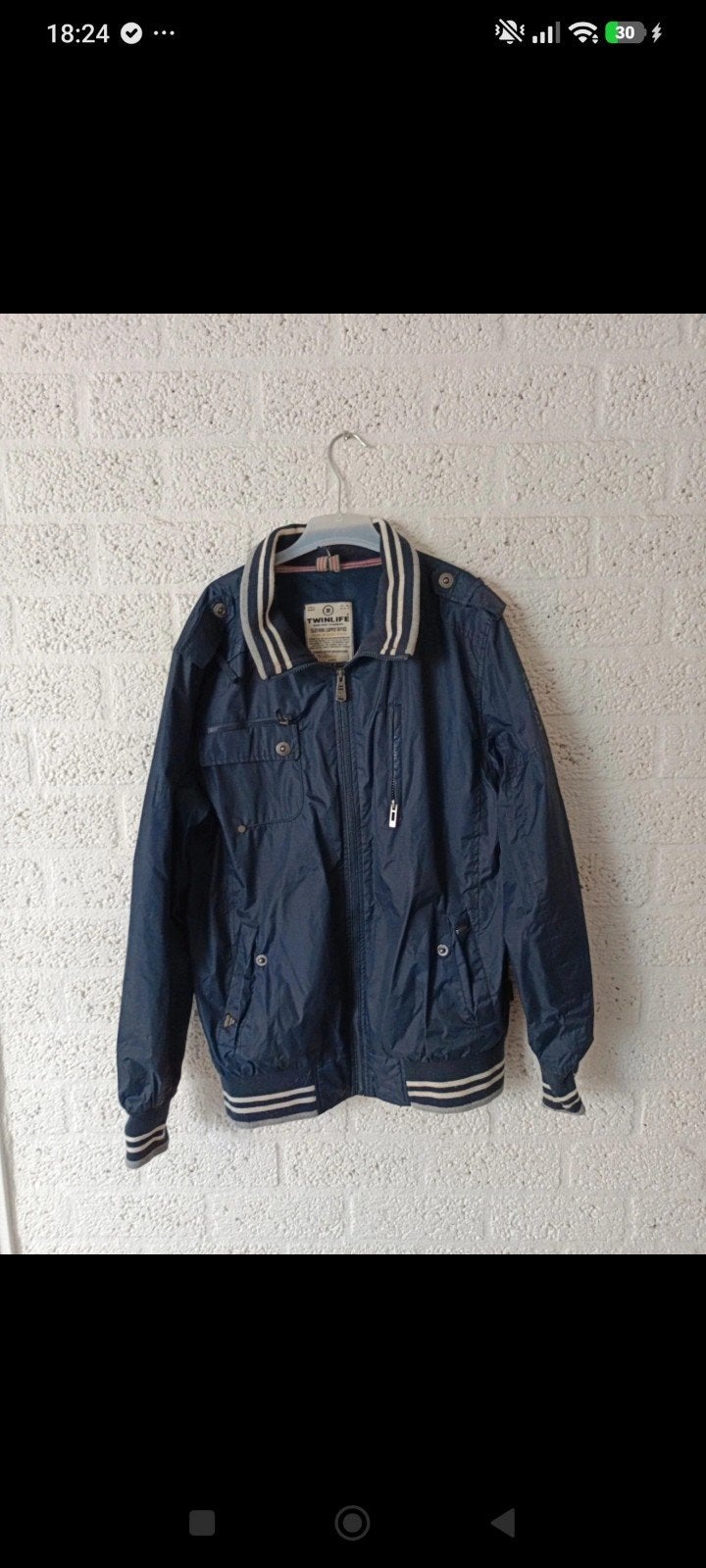jas Twinlife, Maat 52/54 (L), Blauw, Ophalen of Verzenden, Zo goed als nieuw