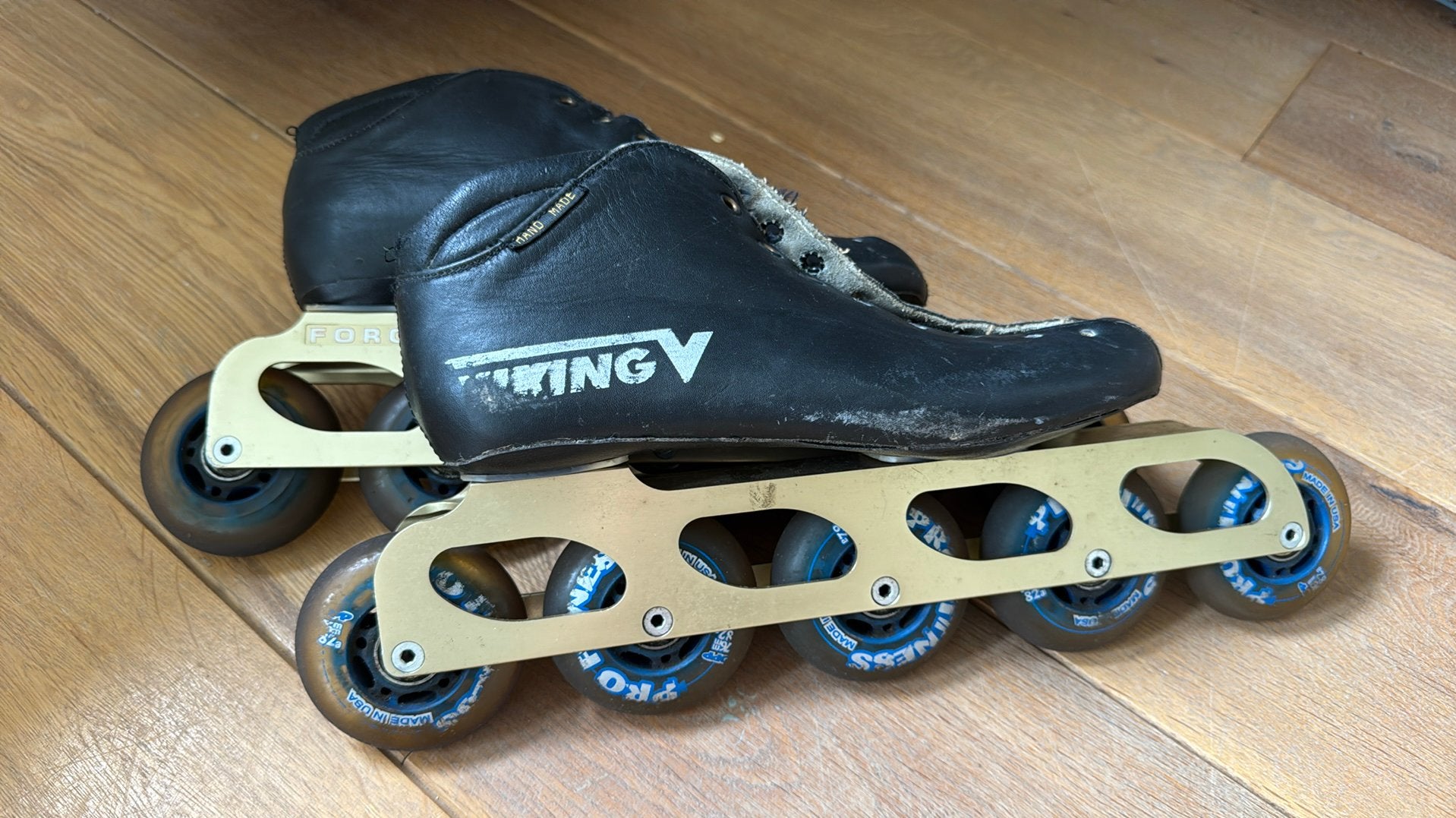 Viking skeelers, Sport en Fitness, Skeelers, Overige merken, Gebruikt, Inline skates 5 wielen, Ophalen of Verzenden