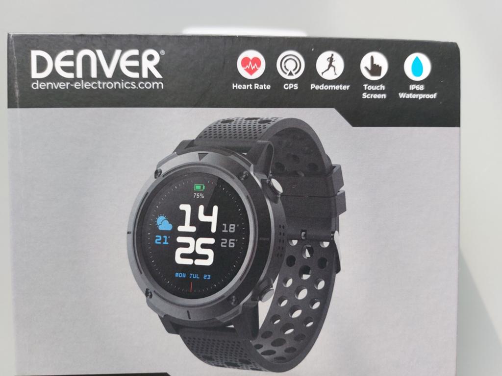 DENVER SW-510 SMARTWATCH, nieuw in verpakking, Zwart, Nieuw, Ophalen of Verzenden, Afstand