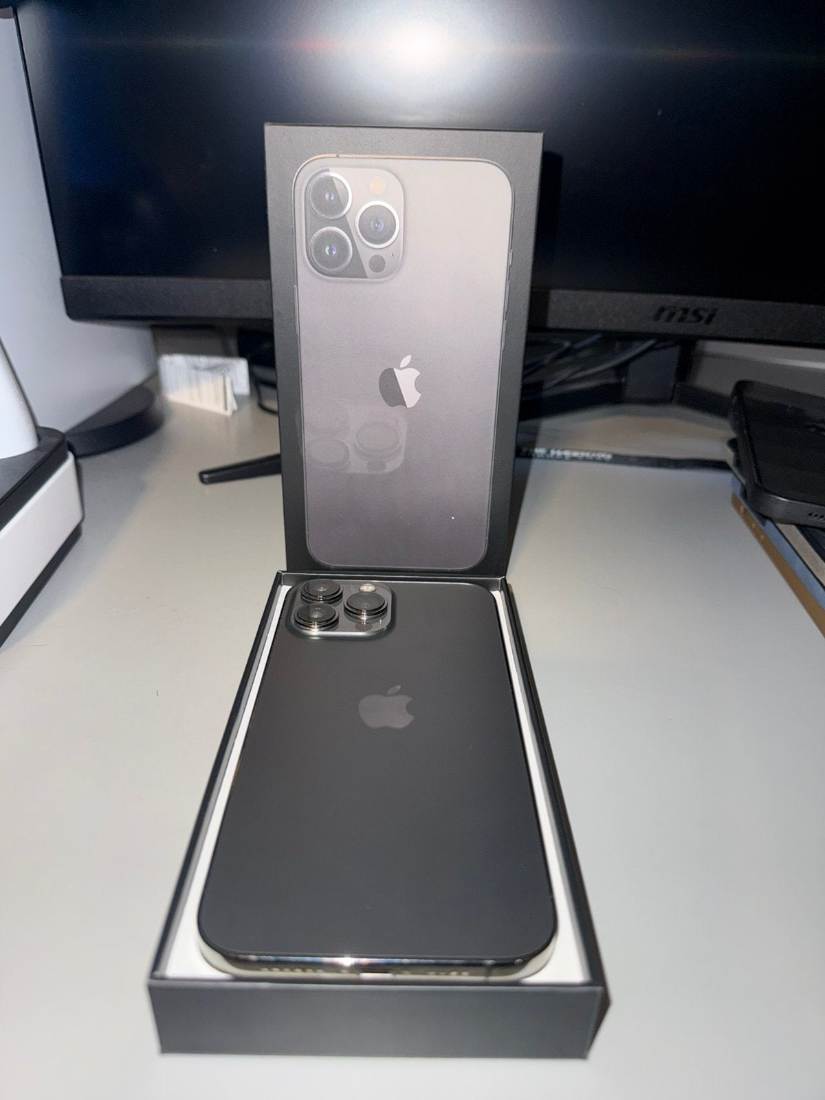 Iphone 13 pro max - 128GB Grafiet, Ophalen of Verzenden, Zo goed als nieuw