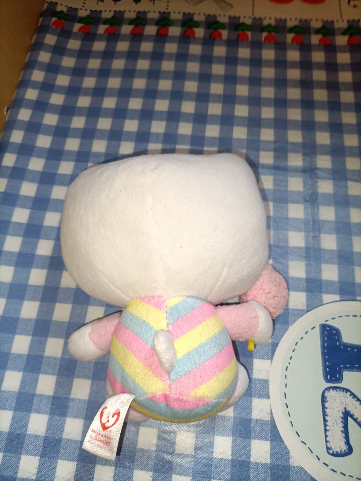 Hello Kitty knuffel Coton met suikerspin Ty, Ophalen of Verzenden, Zo goed als nieuw, Overige typen