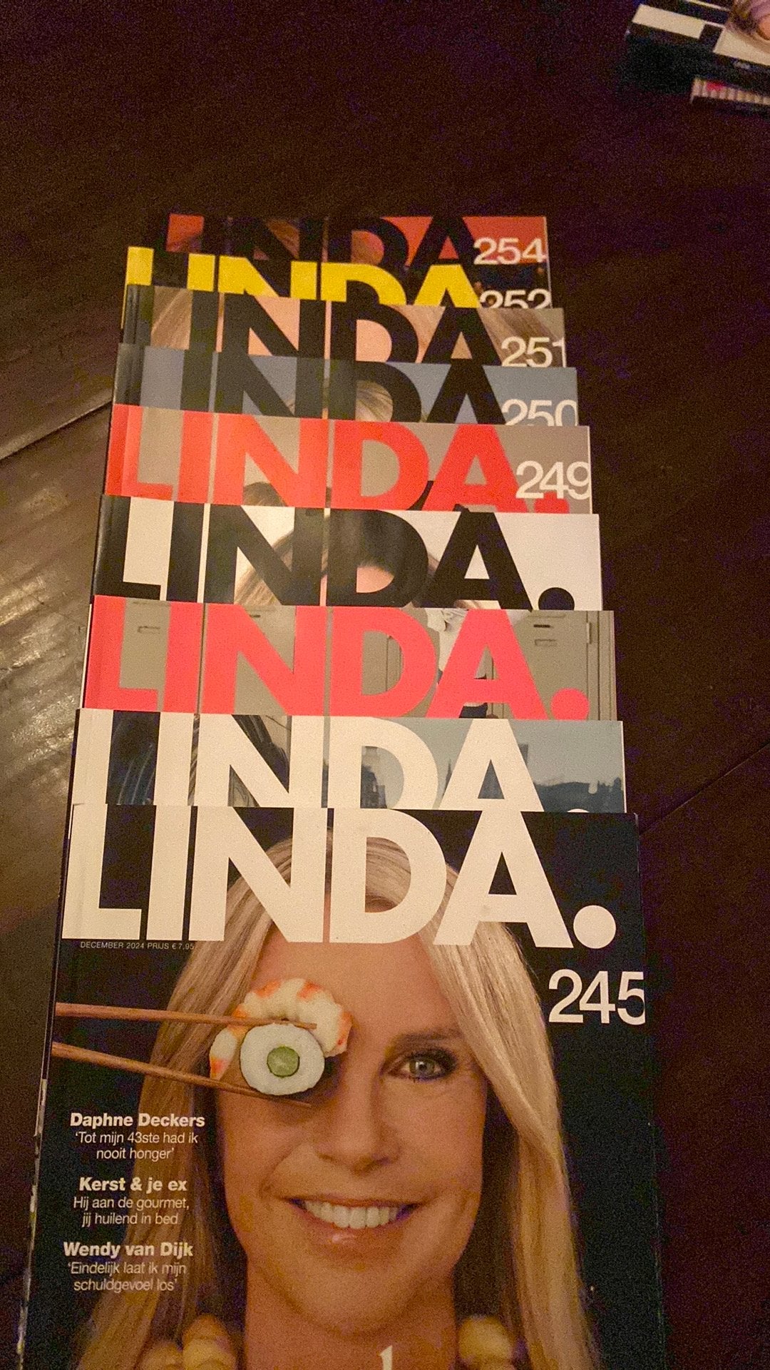 9 x Linda nr 245 tm 254, Ophalen of Verzenden, Zo goed als nieuw, Damesbladen