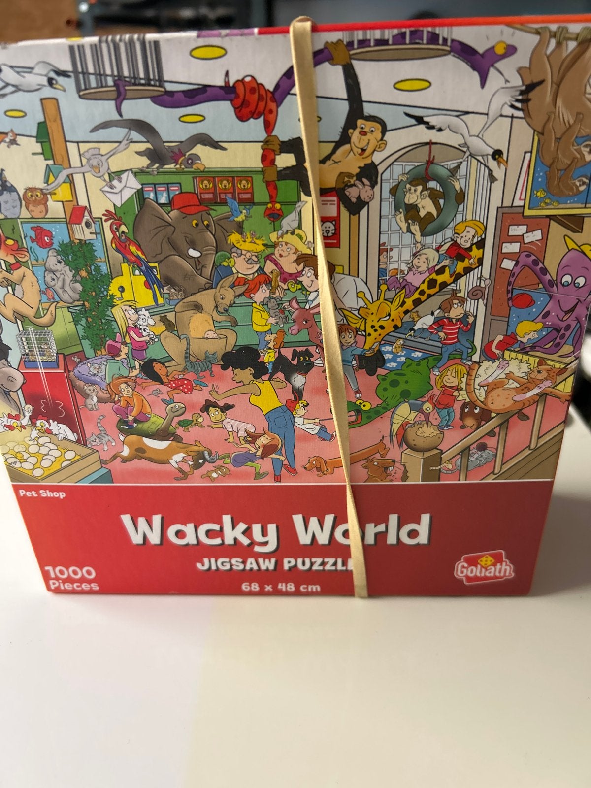 Goliath Wacky World Legpuzzel 1000 stukjes, Ophalen of Verzenden, 500 t/m 1500 stukjes, Gebruikt, Legpuzzel