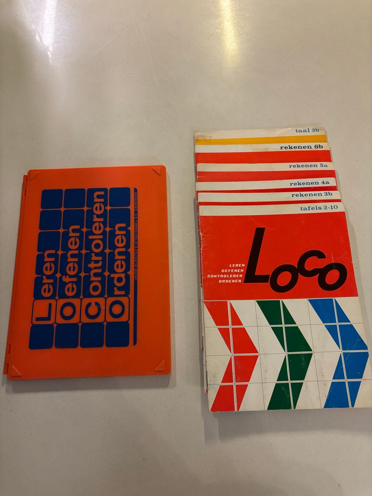 Vintage Maxi Loco leerspel 6 boekjes groep 4-8 Taal Rekenen, Ophalen of Verzenden, Gebruikt, Taal en Lezen