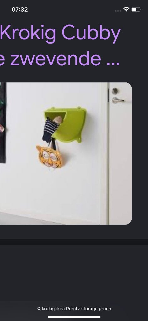 Zeldzaam! Ikea Krokig Cubby muur opbergsysteem, Ophalen, Gebruikt, Overige typen