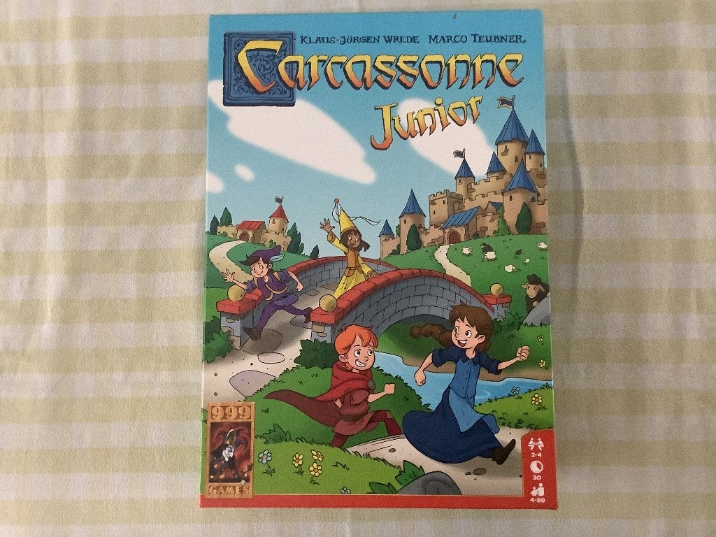 Spel Carcassonne junior, Drie of vier spelers, Ophalen of Verzenden, Zo goed als nieuw, 999 Games