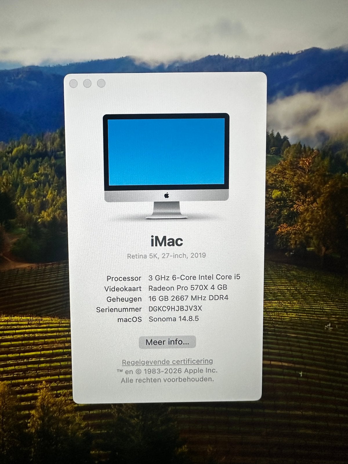 Apple iMac 27-inch Retina 5K (2019), Ophalen, HDD en SSD, IMac, Zo goed als nieuw