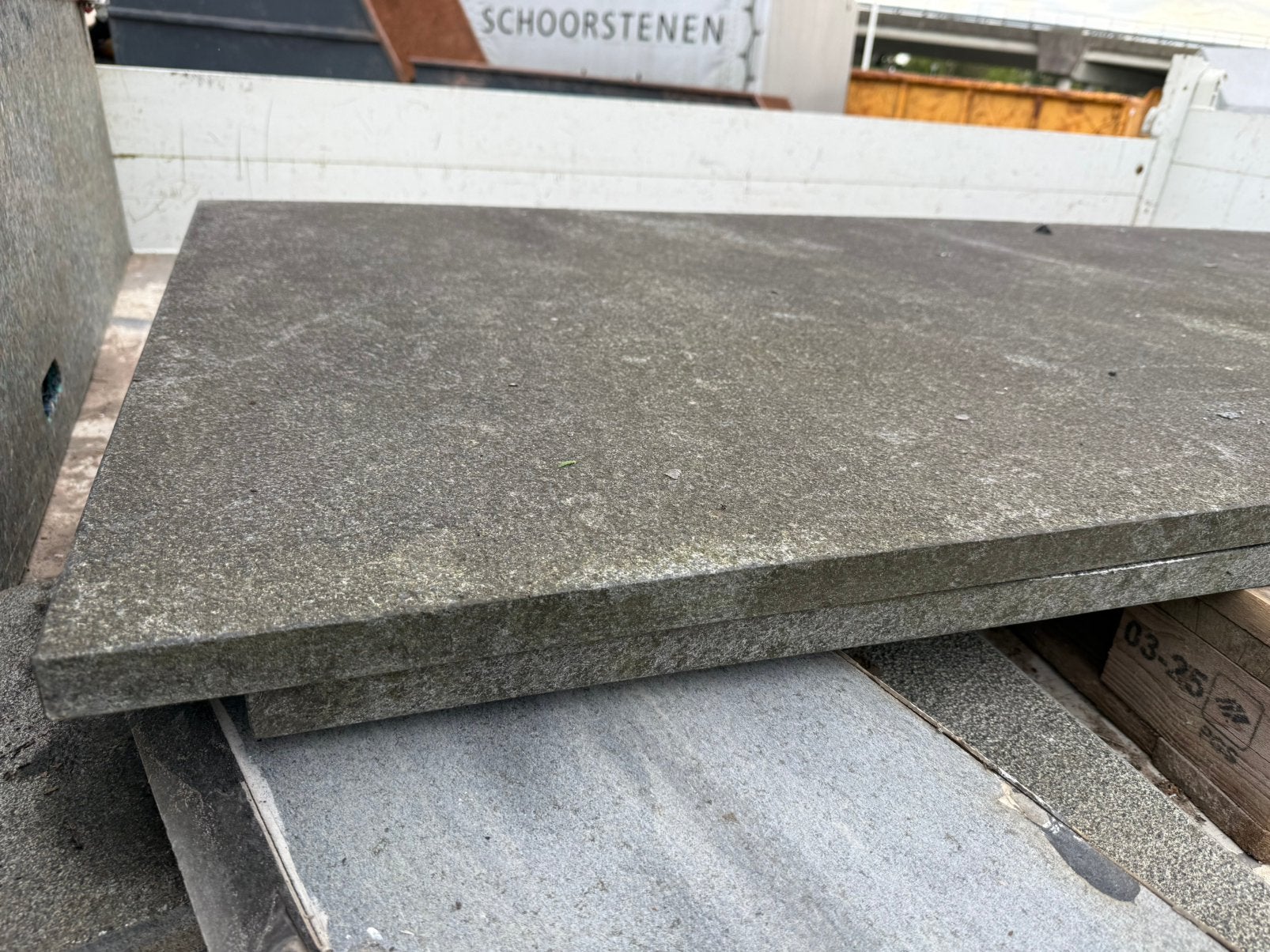 Graniet natuursteen tafelblad 2 stuks, Ophalen, Zo goed als nieuw, Rechthoekig, Overige materialen