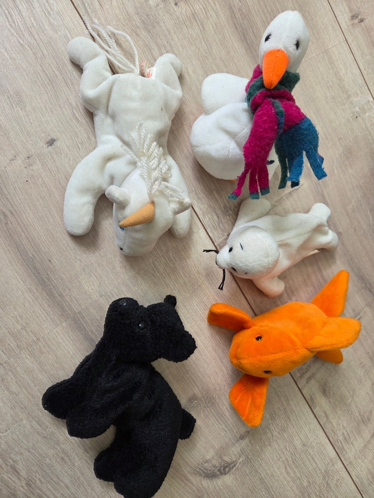 Diverse Ty Beanie Babies zonder label, nette staat, Ophalen, Zo goed als nieuw, Korrelvulling, Ty