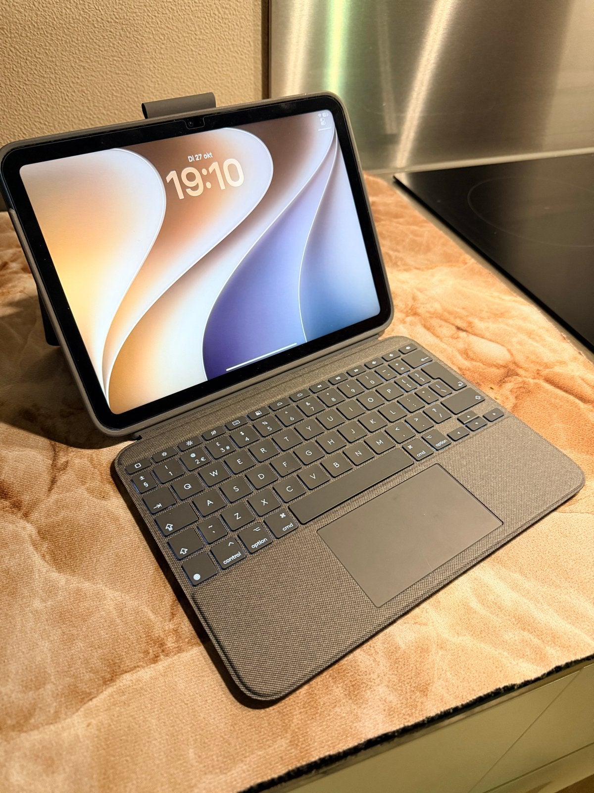 Logitech Combo Touch toetsenbordhoes voor iPad (nieuw), 10 inch, ., Apple iPad Air, Nieuw