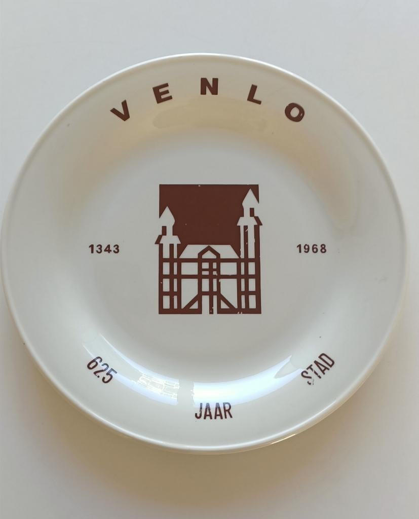 Venlo bord, Venlo 625 jaar. 1968, verzamelen, Antiek en Kunst, Ophalen of Verzenden