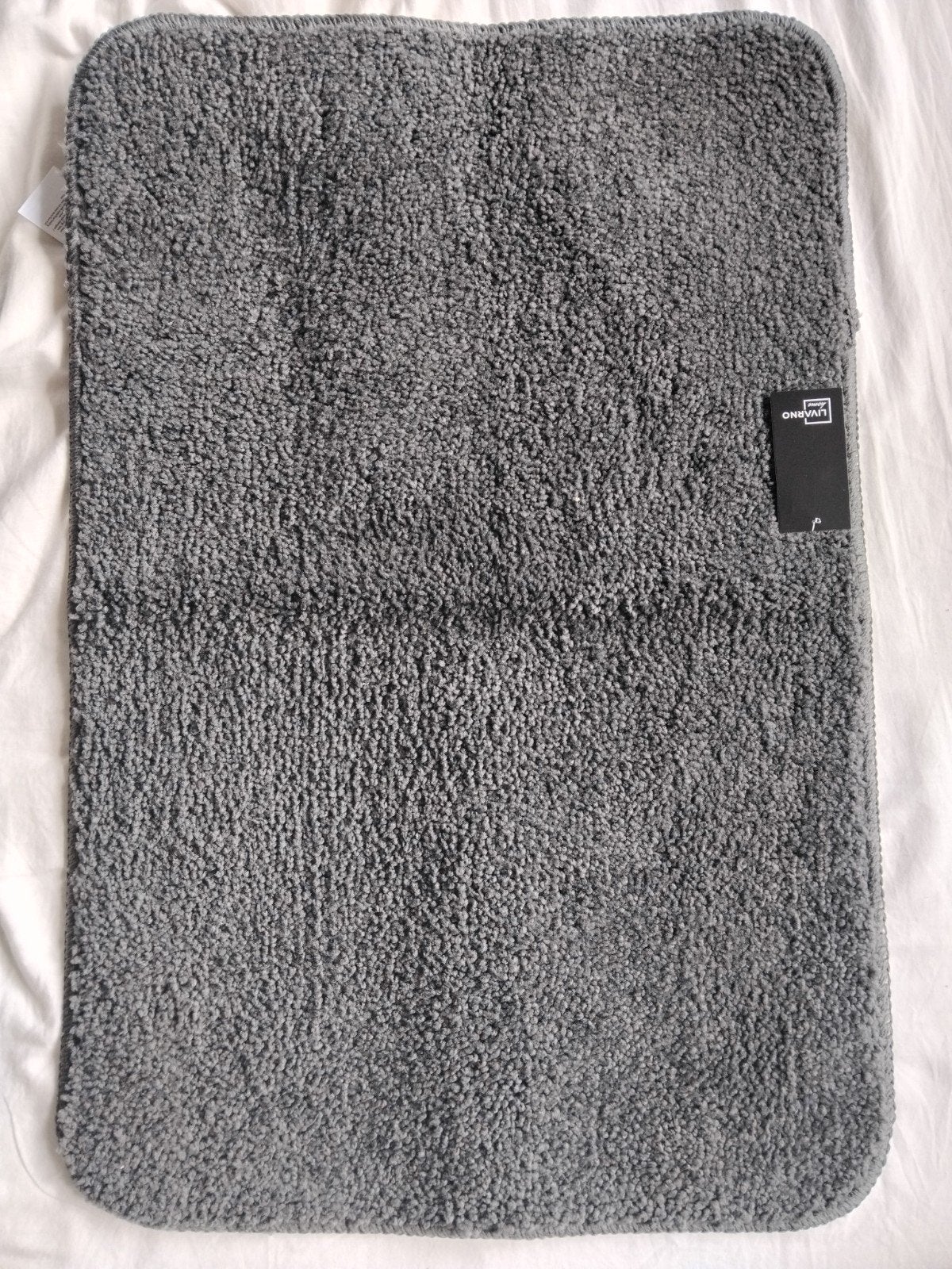 NIEUW grijze badmat Livarno Home, 50 tot 100 cm, Nieuw, Rechthoekig, 50 tot 100 cm