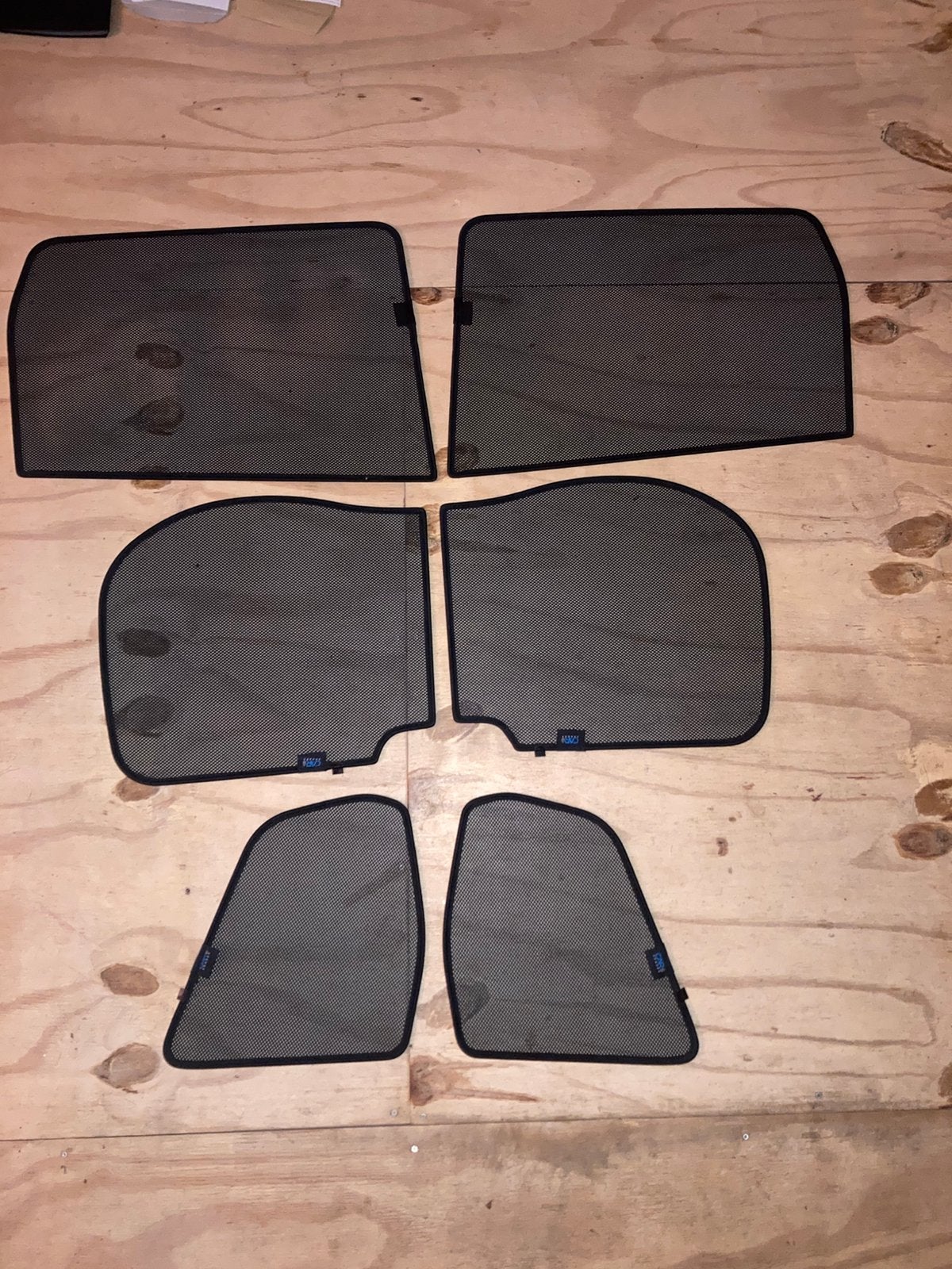 Set van 6 carshades voor Dacia Duster 2010/2018, Auto diversen, Ophalen of Verzenden, Zo goed als nieuw