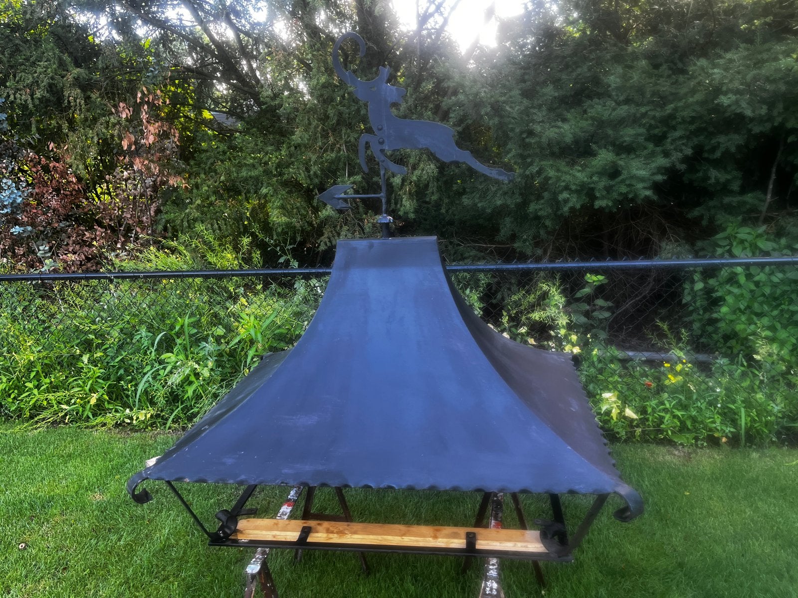 Schoorsteenkap. geen roest schade  95x75cm, Ophalen, Zo goed als nieuw