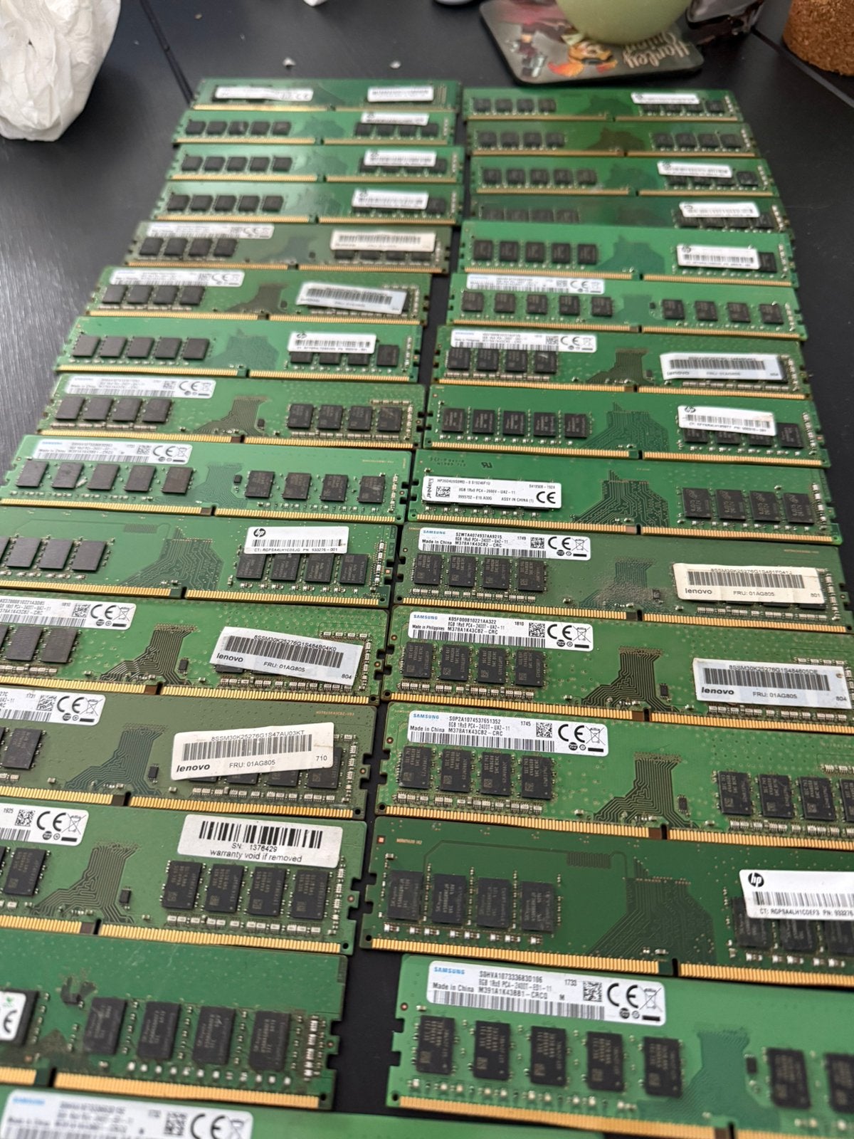 29x DDR4 8GB, Ophalen of Verzenden, Zo goed als nieuw, DDR4, Desktop