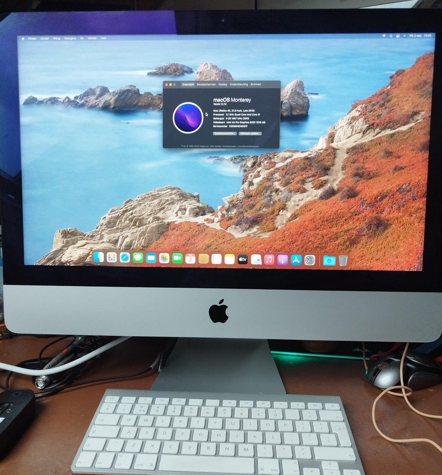 Apple Imac laat 2015, Computers en Software, Ophalen, Gebruikt, IMac, 256gb ssd