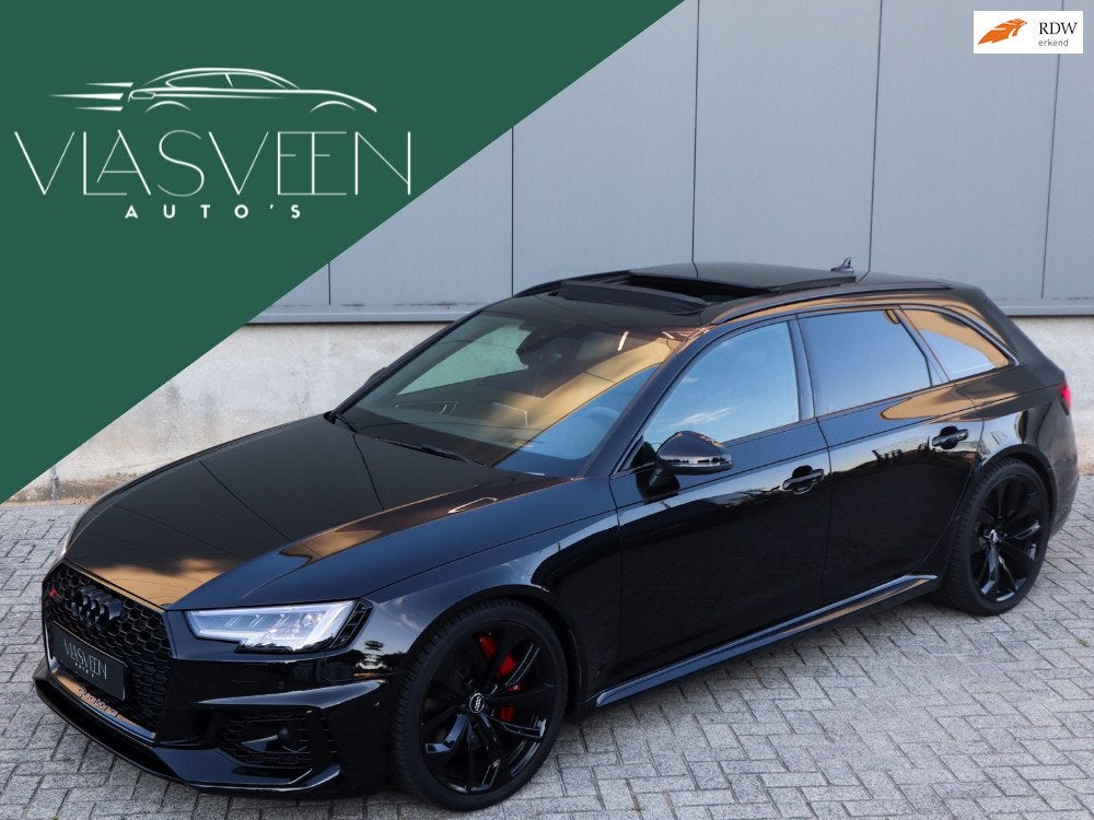 Audi A4 Avant 2.9 TFSI RS 4 quattro B&O Panodak, Auto's, Automaat, Gebruikt, Euro 6, Zwart