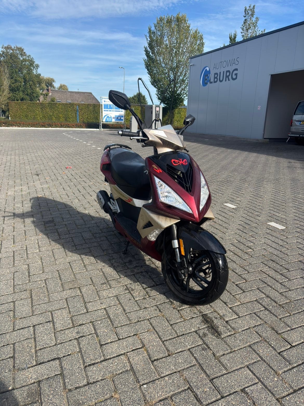 Peugeot speedfight 3 RS50 LC DD 2 takt brom/geel kenteken, Ophalen, Tweetakt, Overige modellen, Maximaal 45 km/u