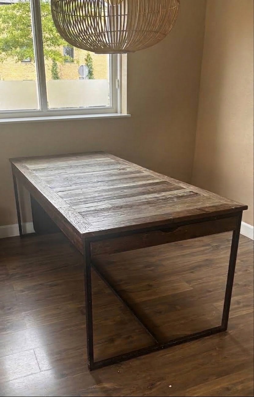 Eettafel Riviera Maison I Shelter Island Dining Table 200x90, Gebruikt, 200 cm of meer, 50 tot 100 cm, Vijf personen of meer