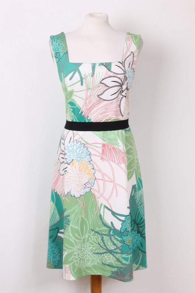 Zomer! Gebloemde jurk Expresso maat 46, Maat 46/48 (XL) of groter, Ophalen of Verzenden, Zo goed als nieuw, Knielengte