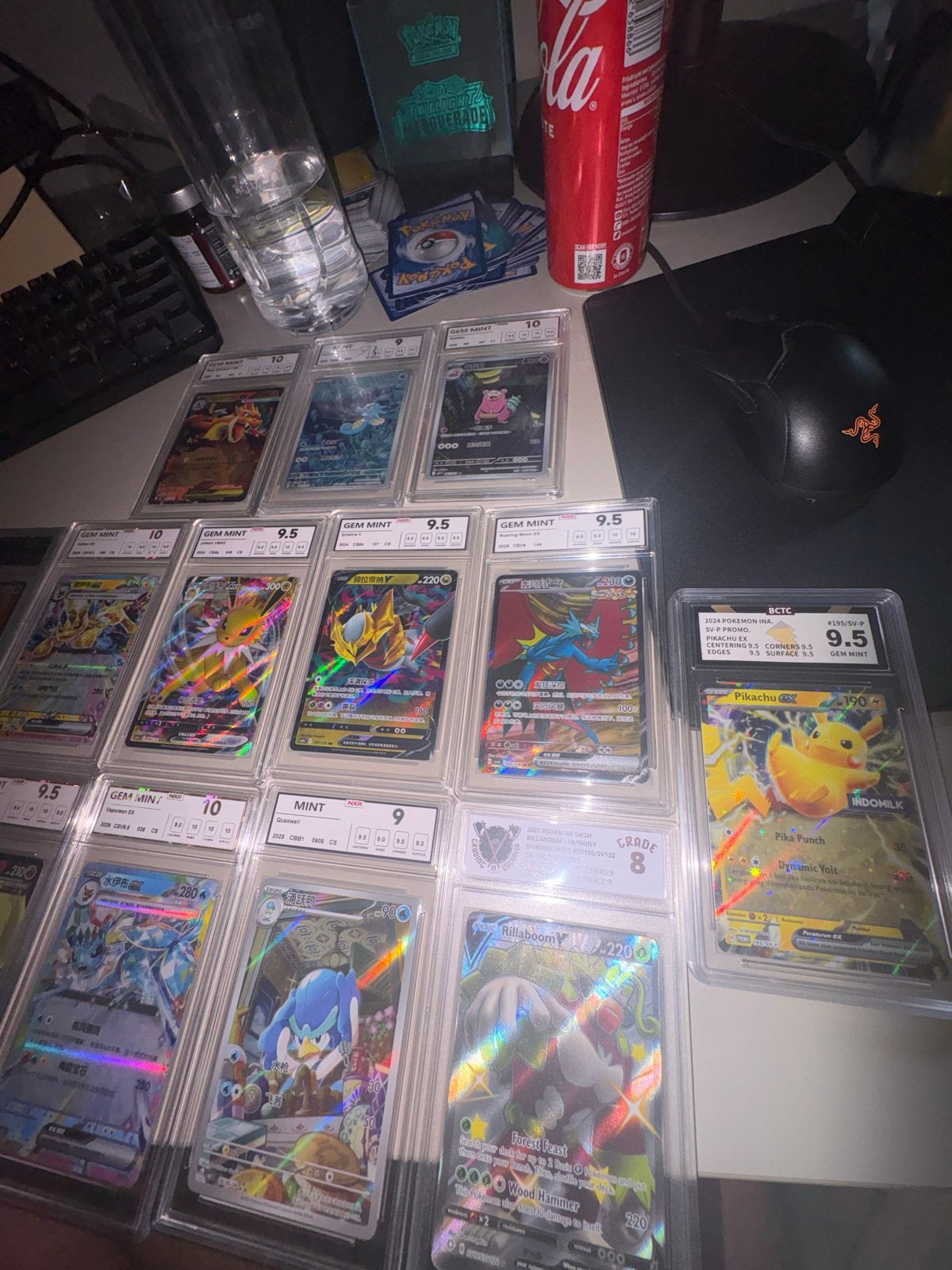 Slabs Pokémon Kaarten - Diverse Graden, Ophalen of Verzenden, Zo goed als nieuw, Losse kaart