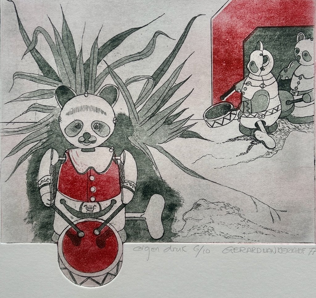 Ets Gerard van Kerkhof  Zomeropruiming, Antiek en Kunst, Kunst | Litho's en Zeefdrukken, Verzenden