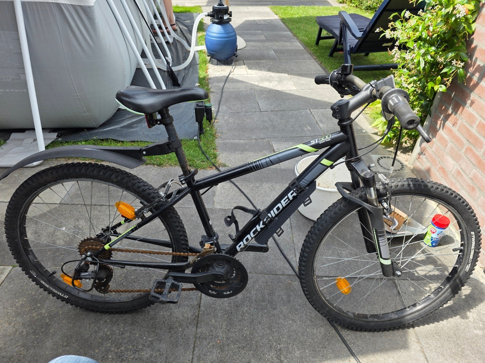 Rockrider ST500, Fietsen en Brommers, Fietsen | Crossfietsen en BMX, Ophalen, Gebruikt, Staal, 24 inch of meer