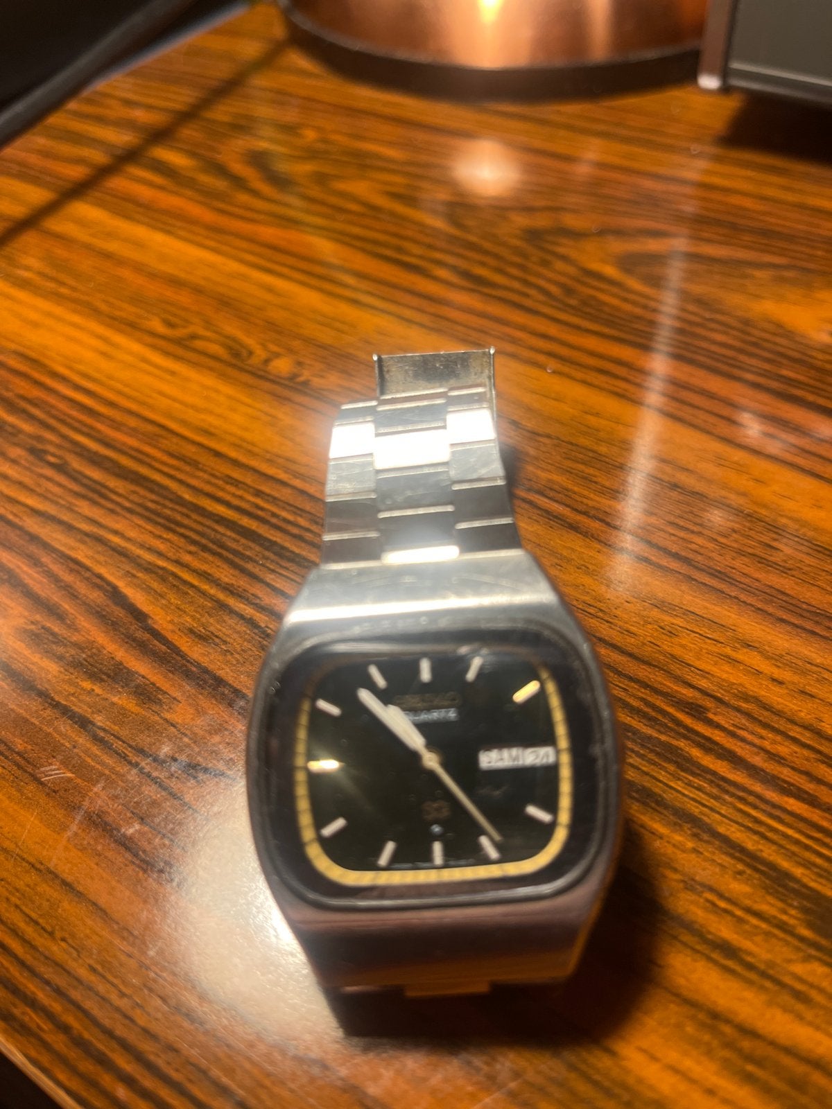Vintage Seiko Quartz Polshorloge - Staal, Jaren '70, Seiko, Staal, Met bandje, Polshorloge