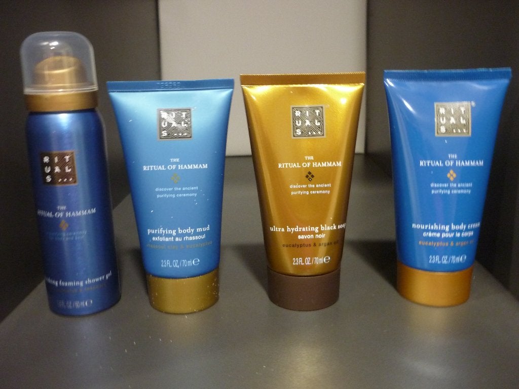 Rituals Hammam douche foam, body cream, mud, black soap, Ophalen of Verzenden, Nieuw, Bad & Douche