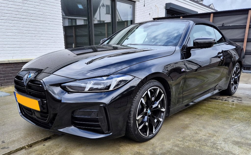 BMW 4-Serie 420i 184pk Aut 2024 M-pakket 22dkm, Auto's, BMW, 1998 cc, Achterwielaandrijving, Zwart, 4 stoelen